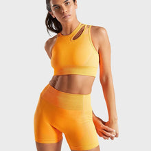 Load image into Gallery viewer, Seamless High Elastic  Two Piece Shorts Set Women
