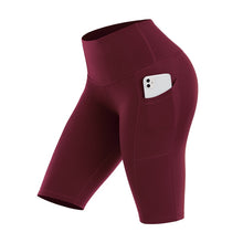 Load image into Gallery viewer, Pocket -High Waist Shorts Gym Wear
